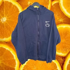 Nike Penn State‎ Full Zip Hoodie Sweatshirt Size XXL